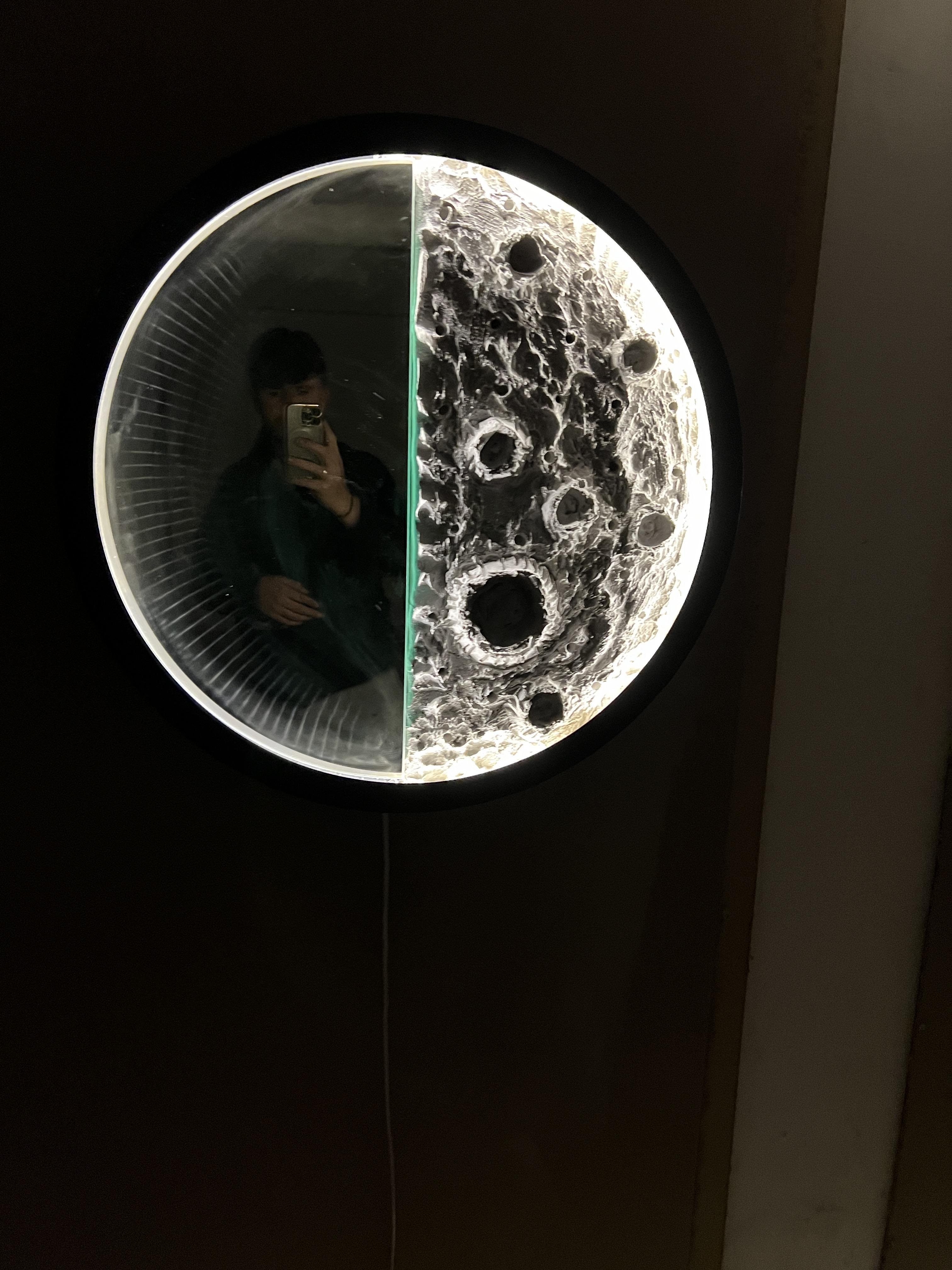 70 cm yarım aynalı tablo