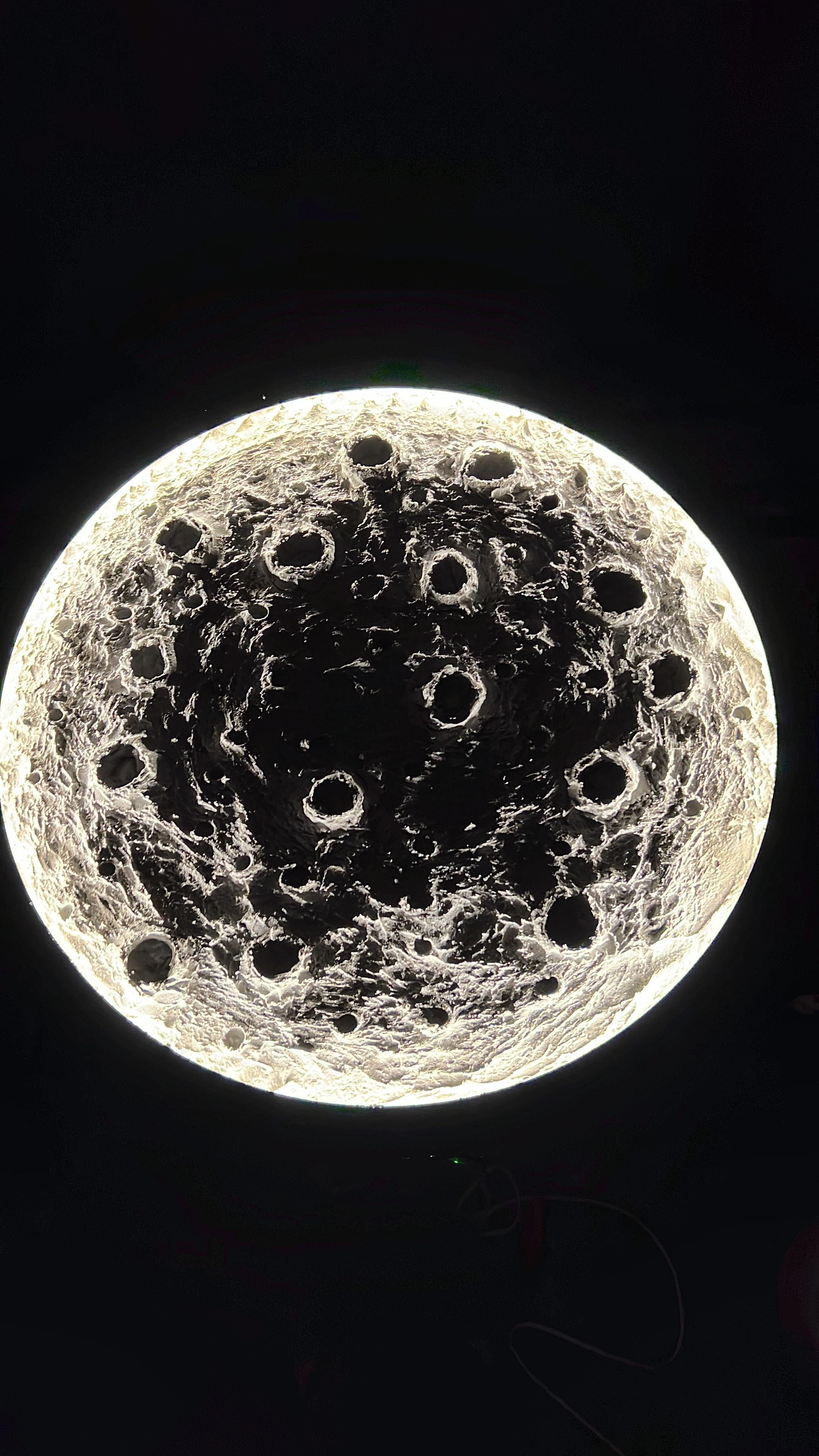 70 cm metal çerçeve dolunay tablo