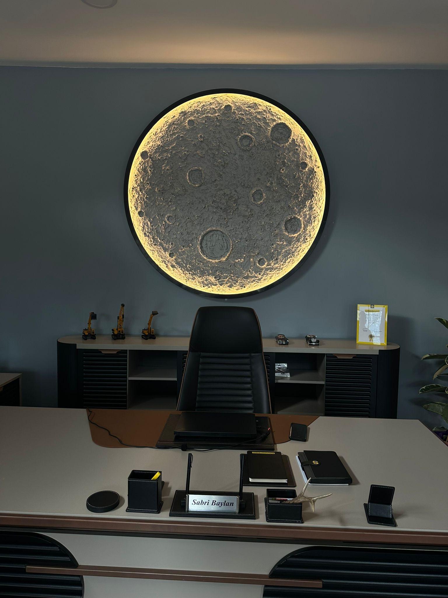 160 cm metal çerçeve metal kasa kumandalı dolunay